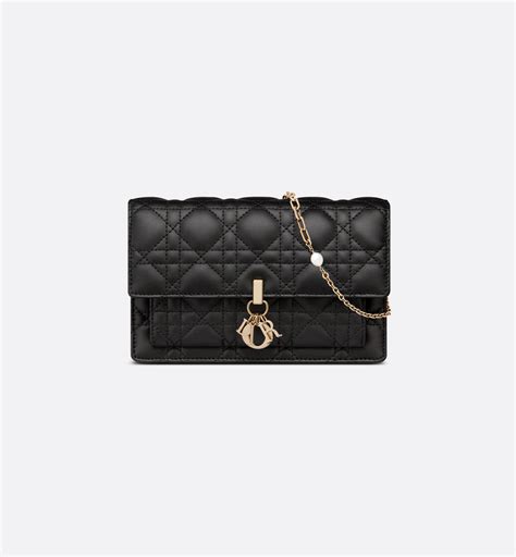 My Dior Daily Chain Pouch Black Canna.